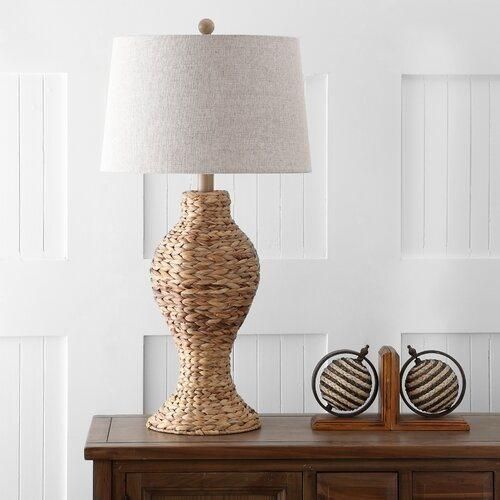 Bamboo Home Decoration Lights Rattan Desk Table Lamp for Hotel Office Living Room