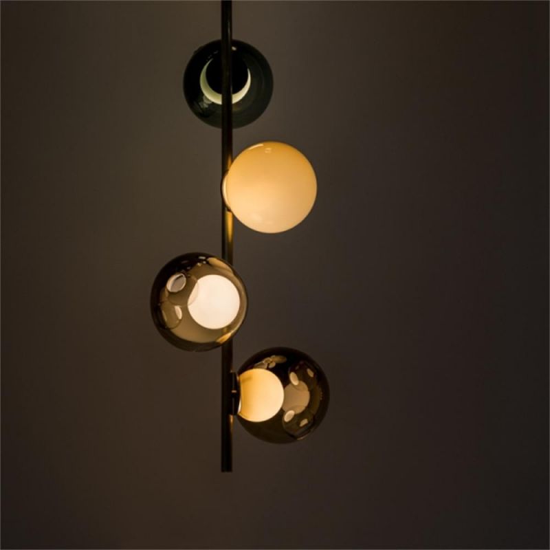 Norbic Modern Classic Luxury White Glass Bedroom Floor Lamp