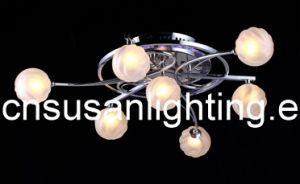 Modern LED Crystal Ceiling Light (MX8221/6+1)