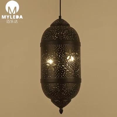 Moroccan Restaurant Vintage Wrought Iron Arabian Style Chandelier Pendant Lighting