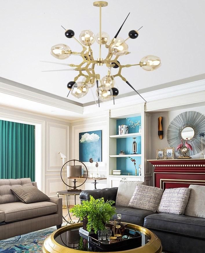 Hot Sale Multi Glass Ball Pendant Lamp