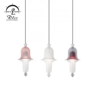 Modern LED Fanny Colorful Project Glass Pendant Lamp