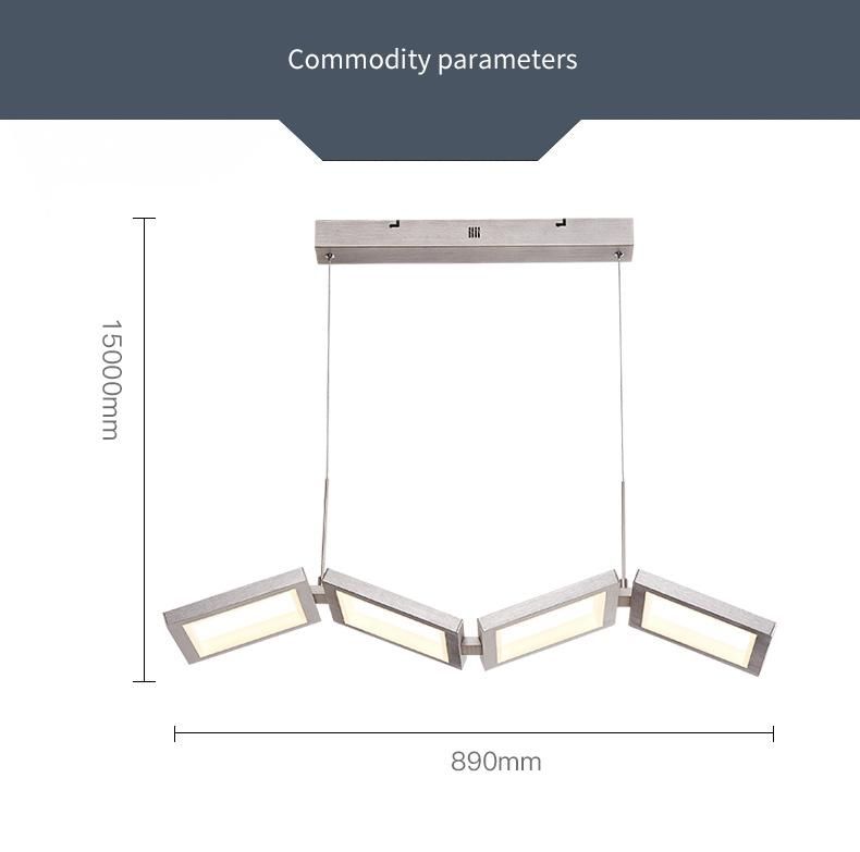 Wholesale Modern Design Geometric Aluminum LED Kitchen Pendan Light