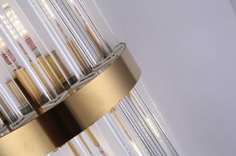 Indoor Contemporary Decoration Design Lights Fixtures Hotel Bedroom Staircase Lamp Brass Modern Crystal Wall Light