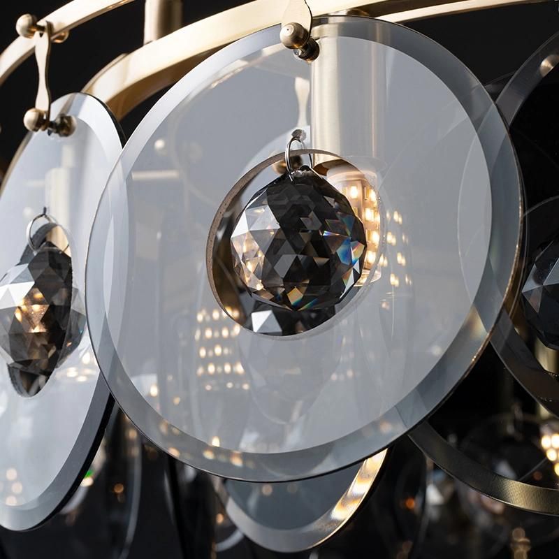 Postmodern Villa Living Room Pendant Lamp All Copper Dining Room Lamps