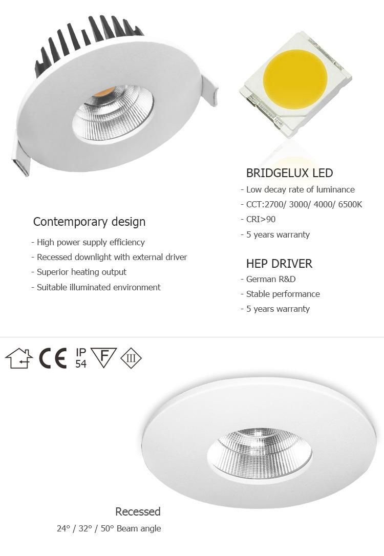 China Supply Energy Saving Lamp 10W/15W LED Down Light Ceiling Light