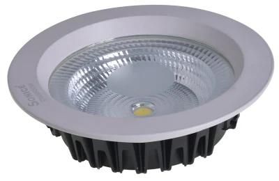 Anti-Glare High Quality Hotel Home Restaurant Isolated Driver Recessed Ceiling 15W RGB LED COB Spotlight Panel Light Downlight
