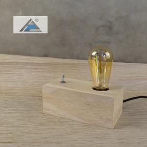 Pine Wood Table Lamp with Filament Style (C5007340P)