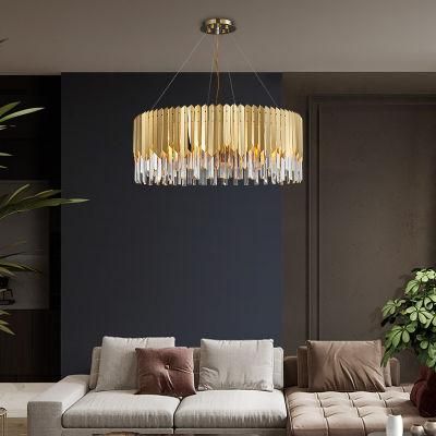 Living Room or Dining Room Hanging Crystal Pendant Light Made in China