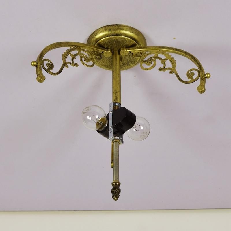 European Retro Mediterranean Style Heart Chandelier Colored Glass Ceiling Lights (WH-TA-32)