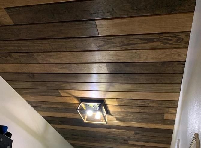 American Retro Industrial Ceiling Lamp Farmhouse Hallway Black Ceiling Lights (WH-LA-34)