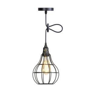 Contemporary Iron Wire Pendant LED Lamp Industrial Pendant Light Indoor Hanging Lamp