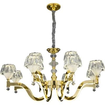 Dafangzhou 312W Light China Moroccan Chandelier Manufacturer Crystal Lighting Ivory Frame Color Pendant Lamp Light Applied in Balcony