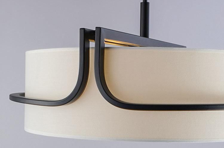 Modern Drum 3 Light Flush Mount Chandelier with Hospitality Lighting