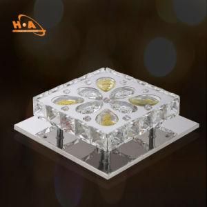 Modern Ceiling Light Remote Control LED Crystal Chandelier Light