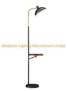 Metal Floor Lamp with Wireless Charging and Tea Table Top (WH-771TF)