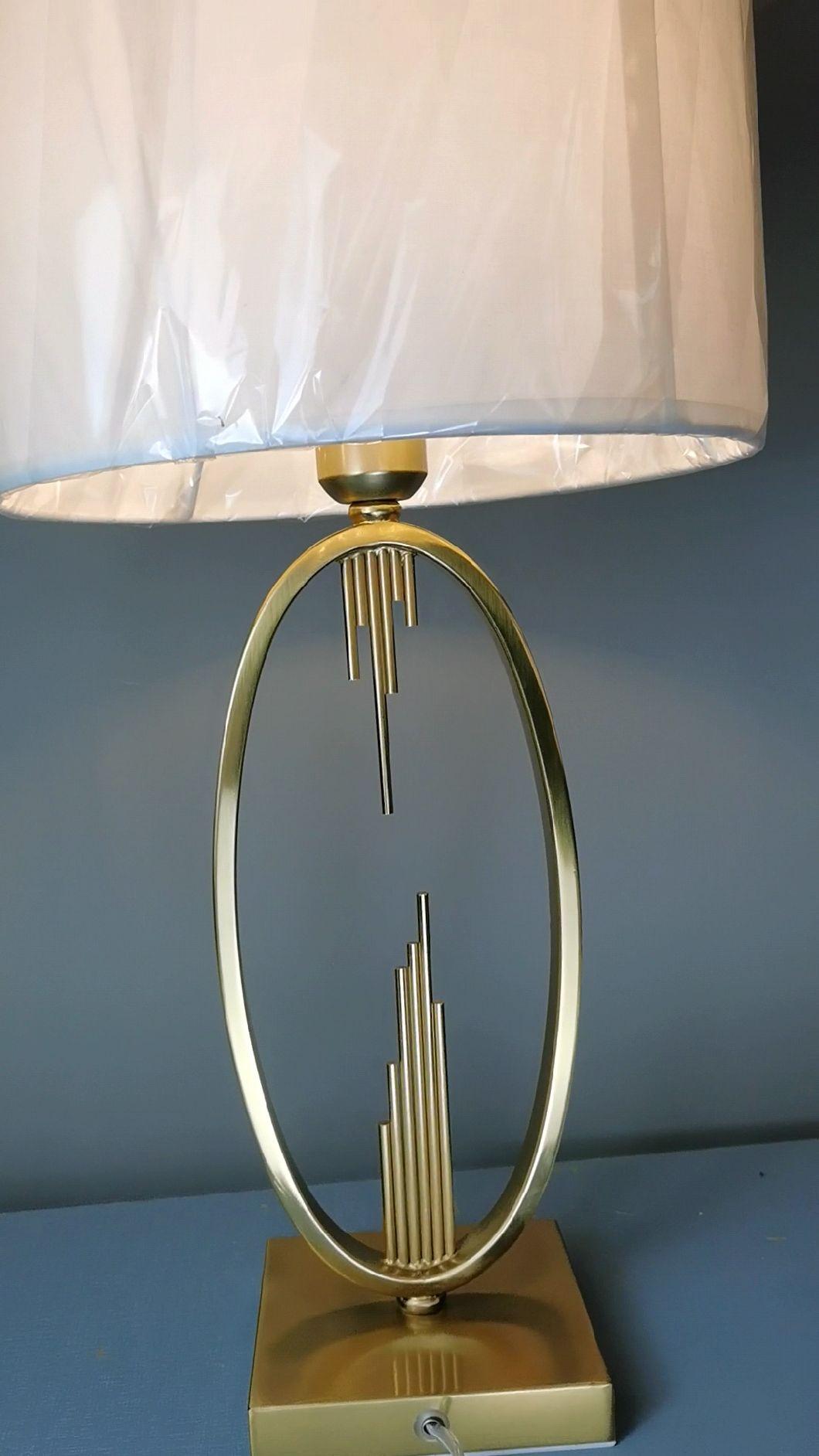 Postmodern Light Luxury Table Lamp Living Room Model Room Bedroom Bedside Table Creative European Simple Minimalist Bedside Lamp