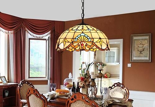 Indoor Tiffany Chandelier Pendant Ceiling Light Hanging Lights for Living Room