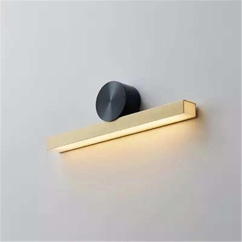 Gold Brass LED Wall Lamp Creative Nordic Minimalist Wall Lamp (WH-OR-104)