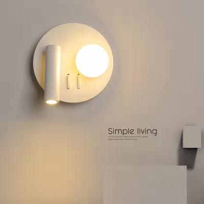 White Downlight Wall Light Design Modern Simple LED Wall Light for Studyroom, Livingroom