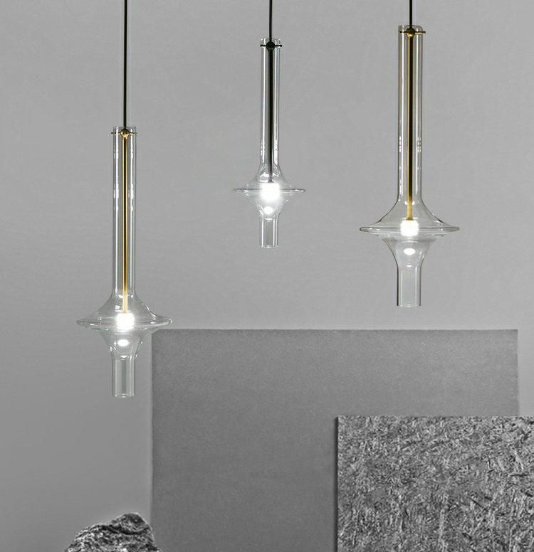 Modern Indoor Decorative Glass Hanging Pendant Light for Dining Room