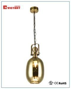 Modern Design Gold Glass Chandelier Pendant Lamp for Living Room