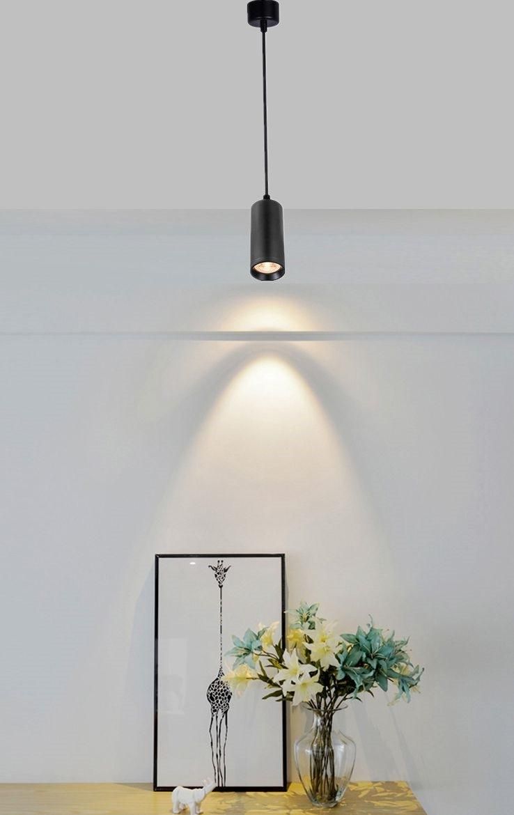 How Bright Commerical LED Housing GU10 for Clothing Shop Jewelry Store Exhibition Pendant Down Light