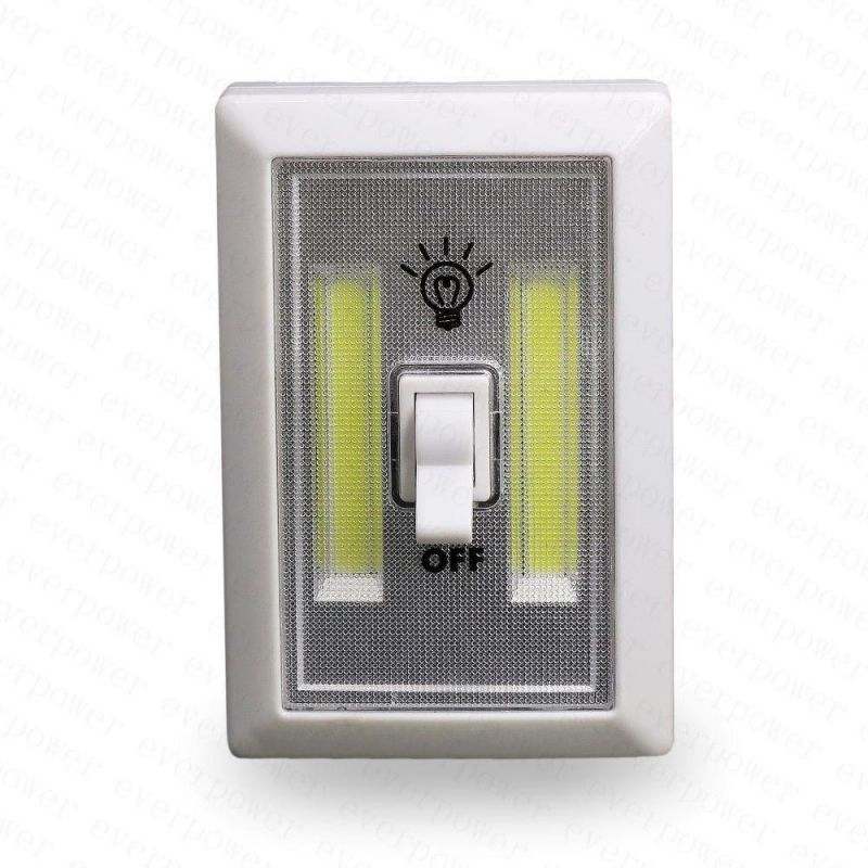 Self Stick COB LED Wall Night Lighted Wireless Switch Light