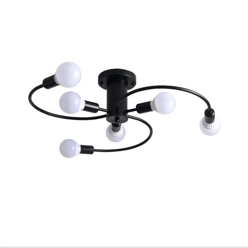 Living Room Chandelier Dining Ceiling Light Industrial Style Bedroom Lamps
