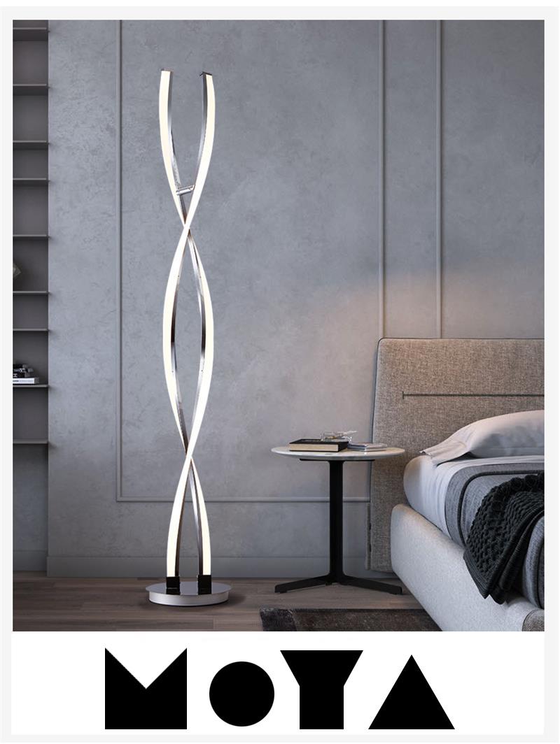Nordic Modern Interior Design Living Room Double End LED Floor Lamp