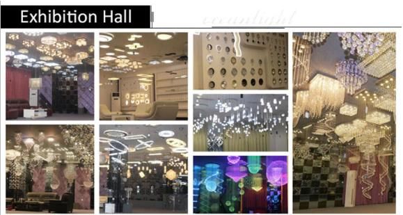 Fashion Hot-Sale Ceiling PVC Chandelier for Hotel & Home