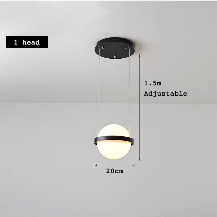 Plant Pendant Lights Modern Long Cord Plants Deco Chandelier Hanging Glass Ball Light (WH-GP-50)