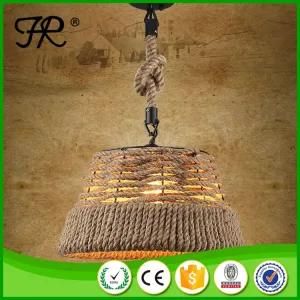 Ancient Pendant Lighting Hemp Rope Light for Home