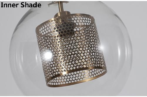 Modern Home Lighting with Glass for Chandelier Pendant Lamp Restaurant Decoration