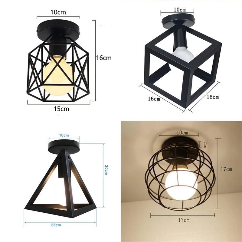 Nordic Modern LED Lighting Industrial Retro Ceiling Light