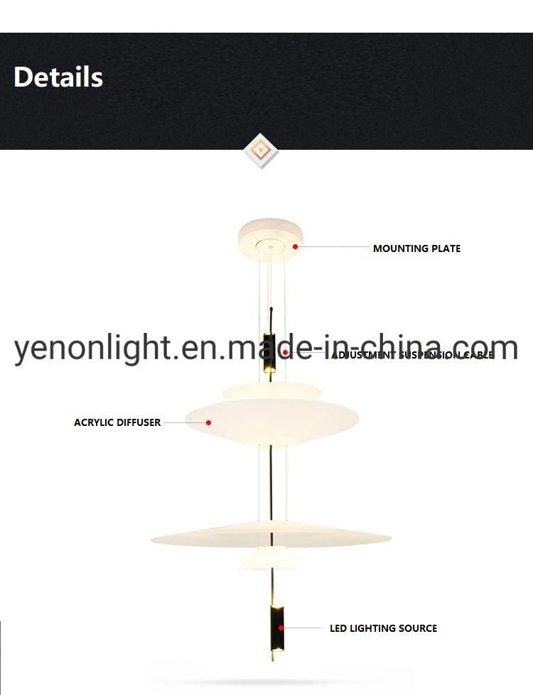Flying Saucer Umbrella Chandelier LED Pendant Light Suspension Lighting