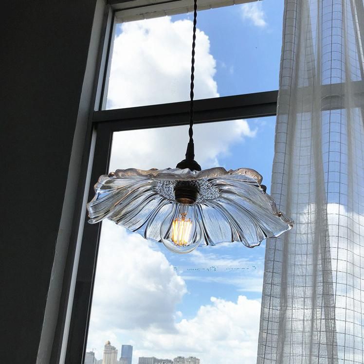 Nordic Glass Chandelier Aisle Corridor Restaurant Brass Single Head Light Luxury Chandelier