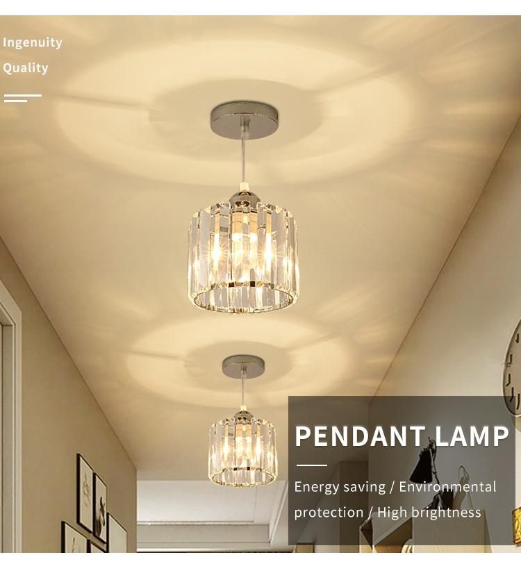 Nordic Modern LED Chandelier Hotel Restaurant Luxury Crystal Ceiling Lamp
