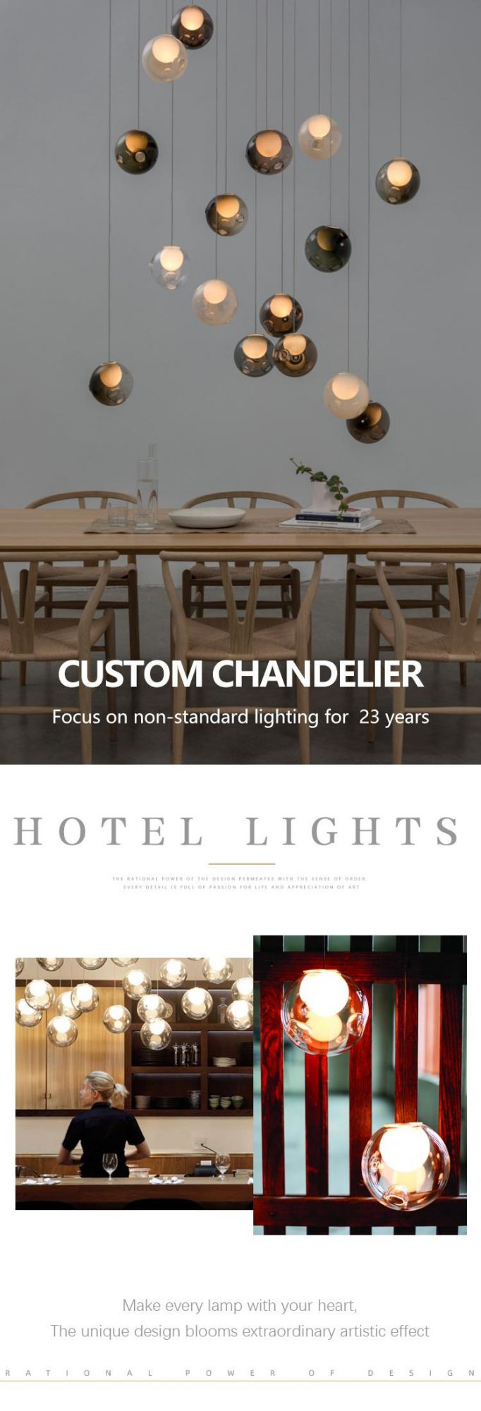 Large Custom Decoration Hotel Lobby Long Staircase LED Chandelier
