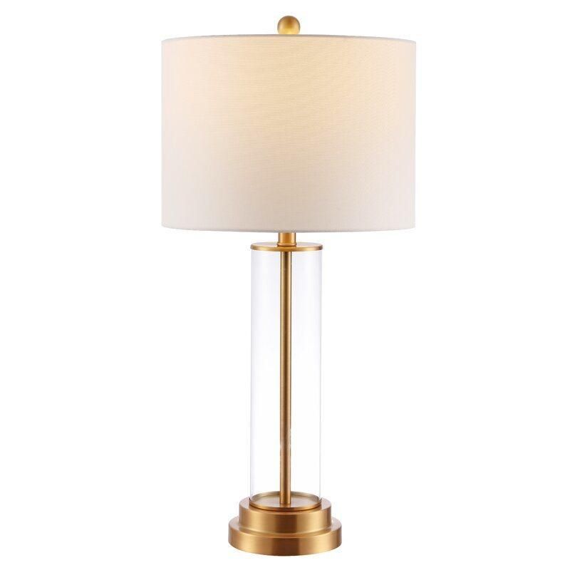 High Quality Custom Retro Vintage Gold E27 Living Room Desk Coffee Table Lamps Glass Lamp