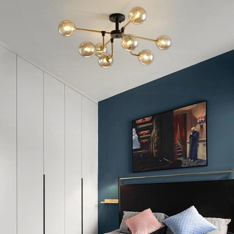Nordic Simple Living Room Ceiling Lamp Modern Style Creative Light Luxury Bedroom Dining Room