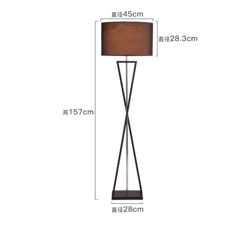 Nordic Simple Modern Japanese Floor Lamp Living Room Sofa Bedroom Bedside Creative Minimalist Red Vertical Table Lamp