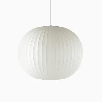 Idaqiu Factory Wholesale Nelson Bubble Ball Silk Pendant Lamp