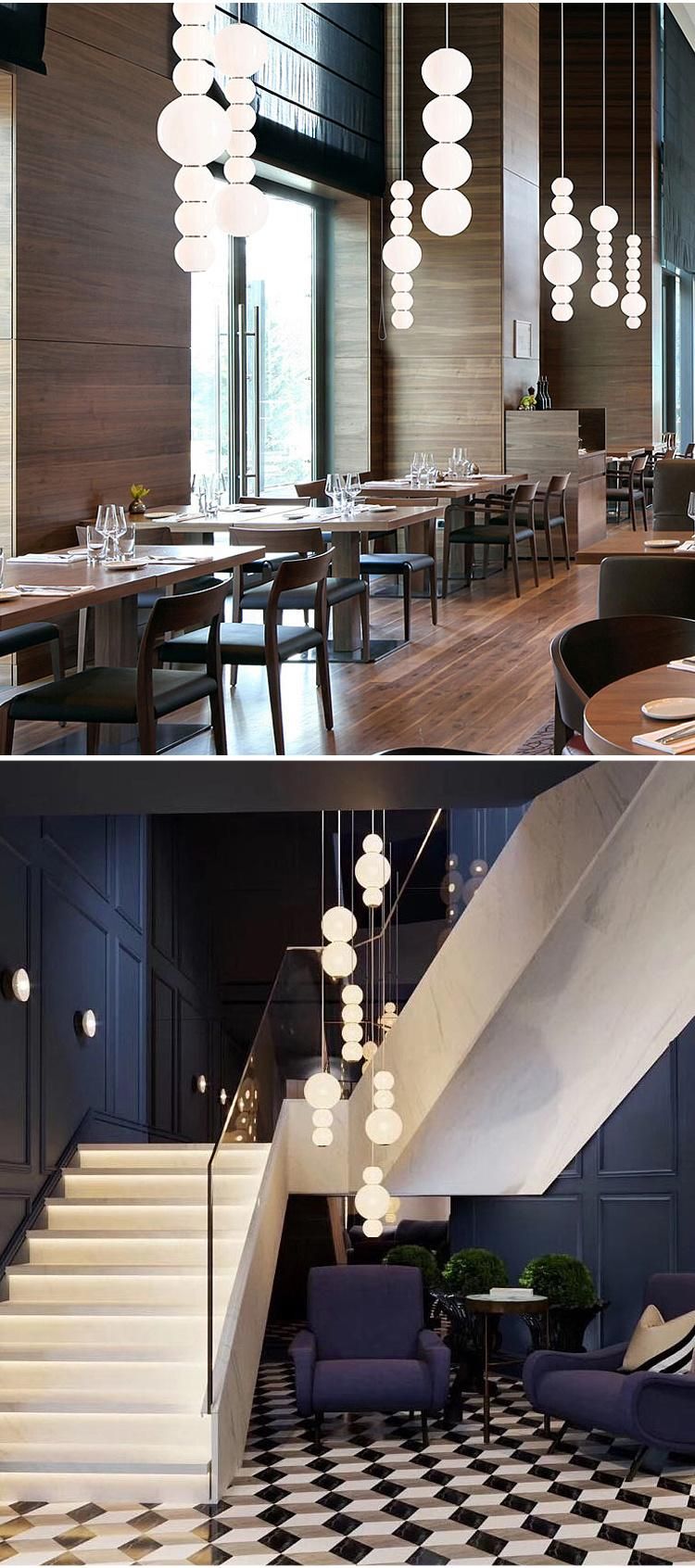 Nordic Style Gourd Shape Decorative Show Room Dining Room Modern Luxury Custom Chandelier Light