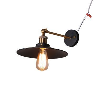 Antique Industrial Edison Bulb Adjustable Iron Wall Lamp