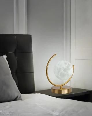 Crystal Babay Rechargeable Fan with Desck Wooden Balancing Disco 2000 Lums Nordic Resin Modern Lamp Desk