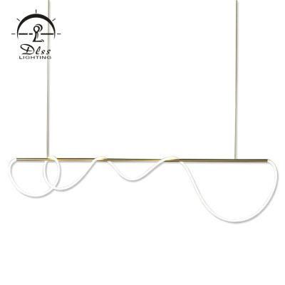 High Quality Pendant Lamp Metal Acrylic LED Bedroom Chandelier