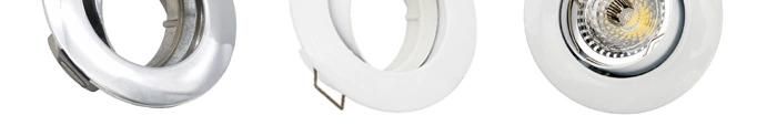 Recessed Ceiling Downlight Fitting Spotlight Housing Frame Aluminium (LT1202)