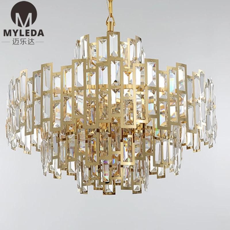 Hot Sale Modern Chandelier Interior Lighting Crystal Pendant Lamp