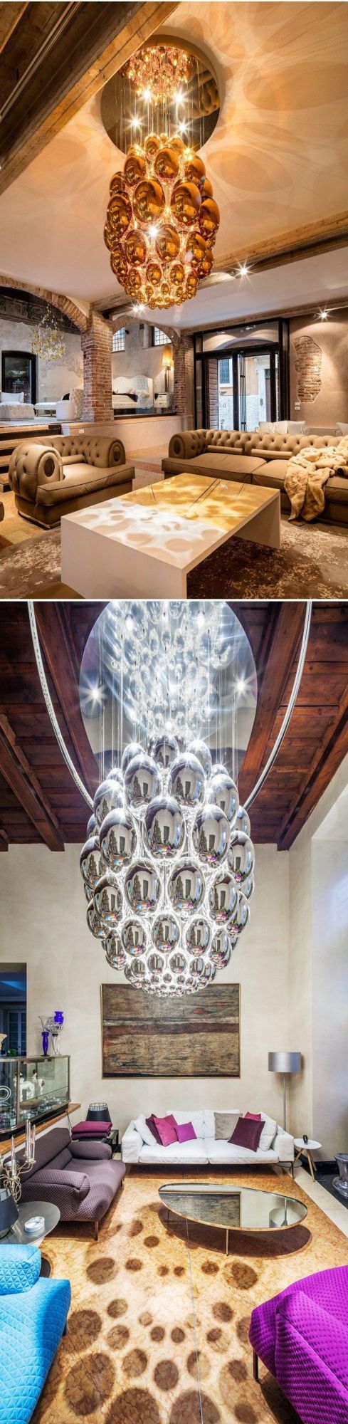 Modern Hot Sale Decoration Hotel Lobby Villa Custom Round Chandelier